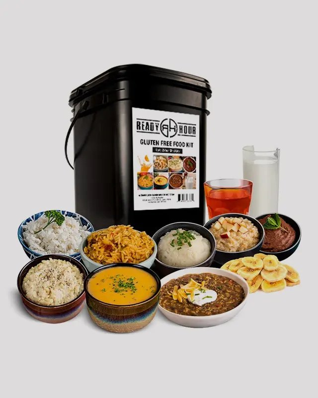 Gluten Free Food Kit | Ready Hour emergency food gluten free celiac disease